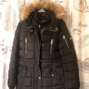 Guess warm cute Jacket size small Black